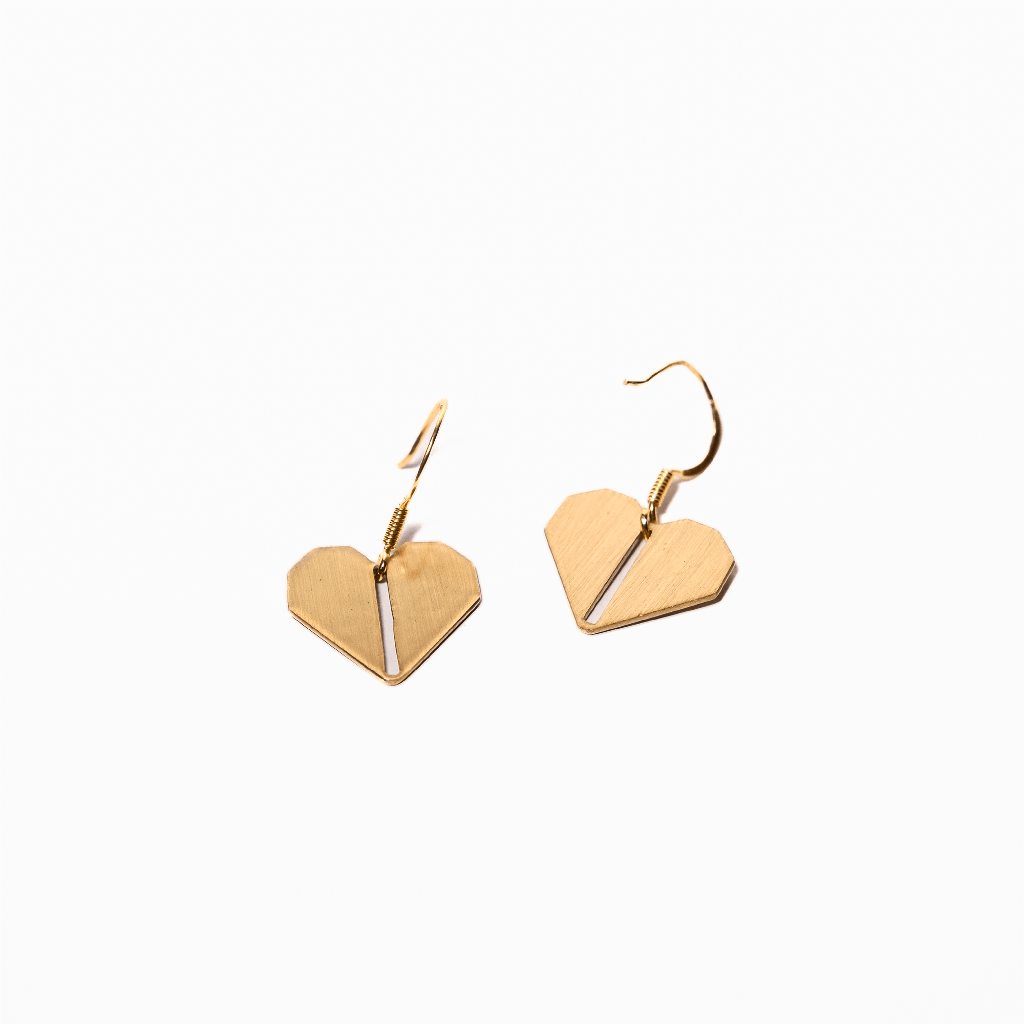 Aretes Corazones Geométricos