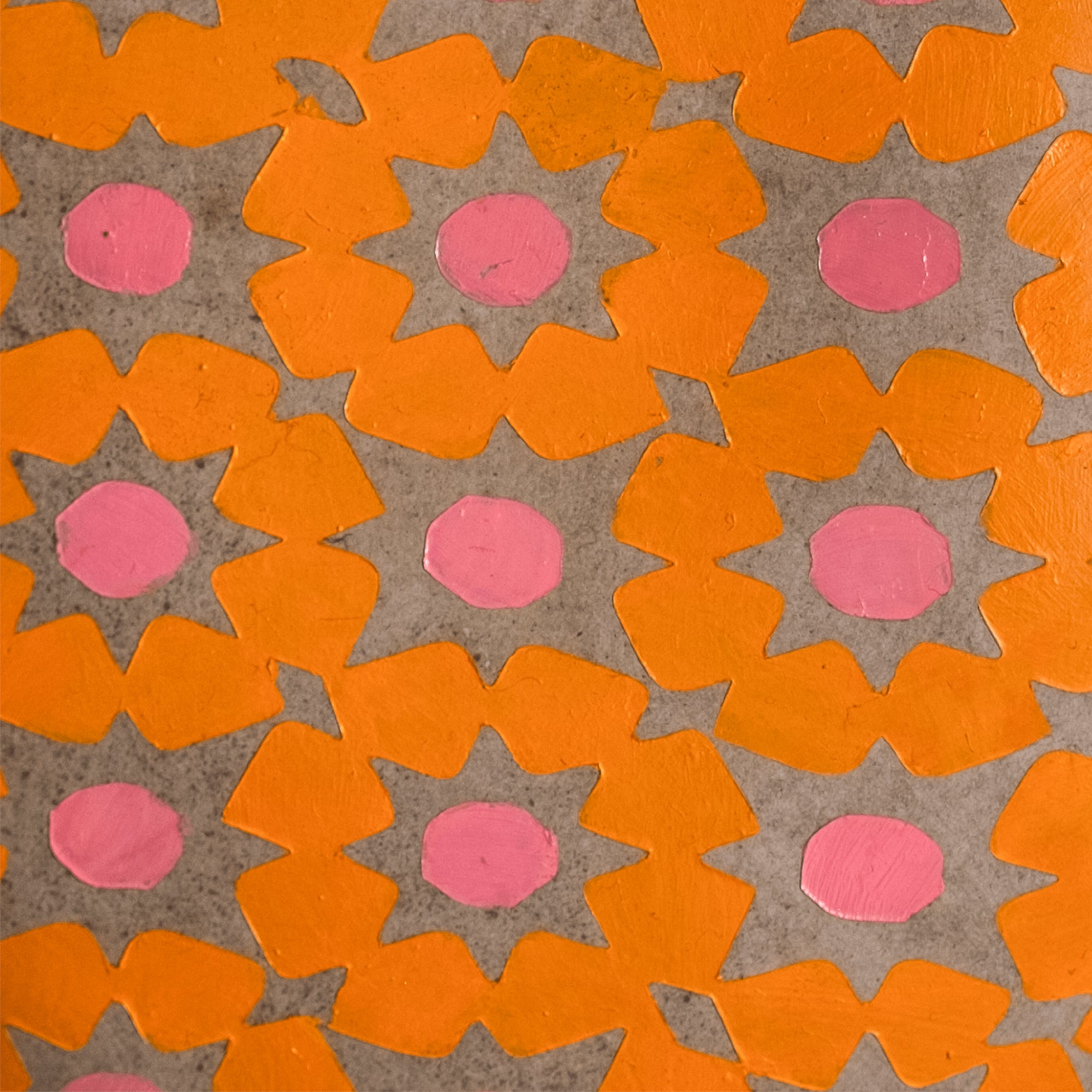 Estrellas Naranjas y Rosadas